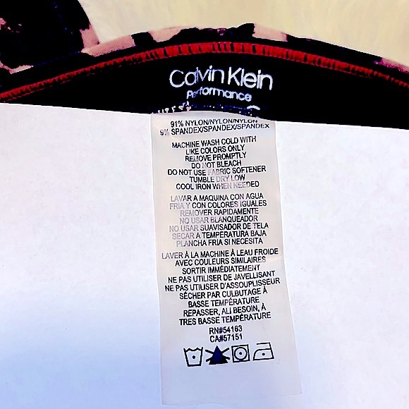 🐆Calvin Klein Performance Stylish Leopard Print Activewear 7/8 Length Leggings - Picture 8 of 16